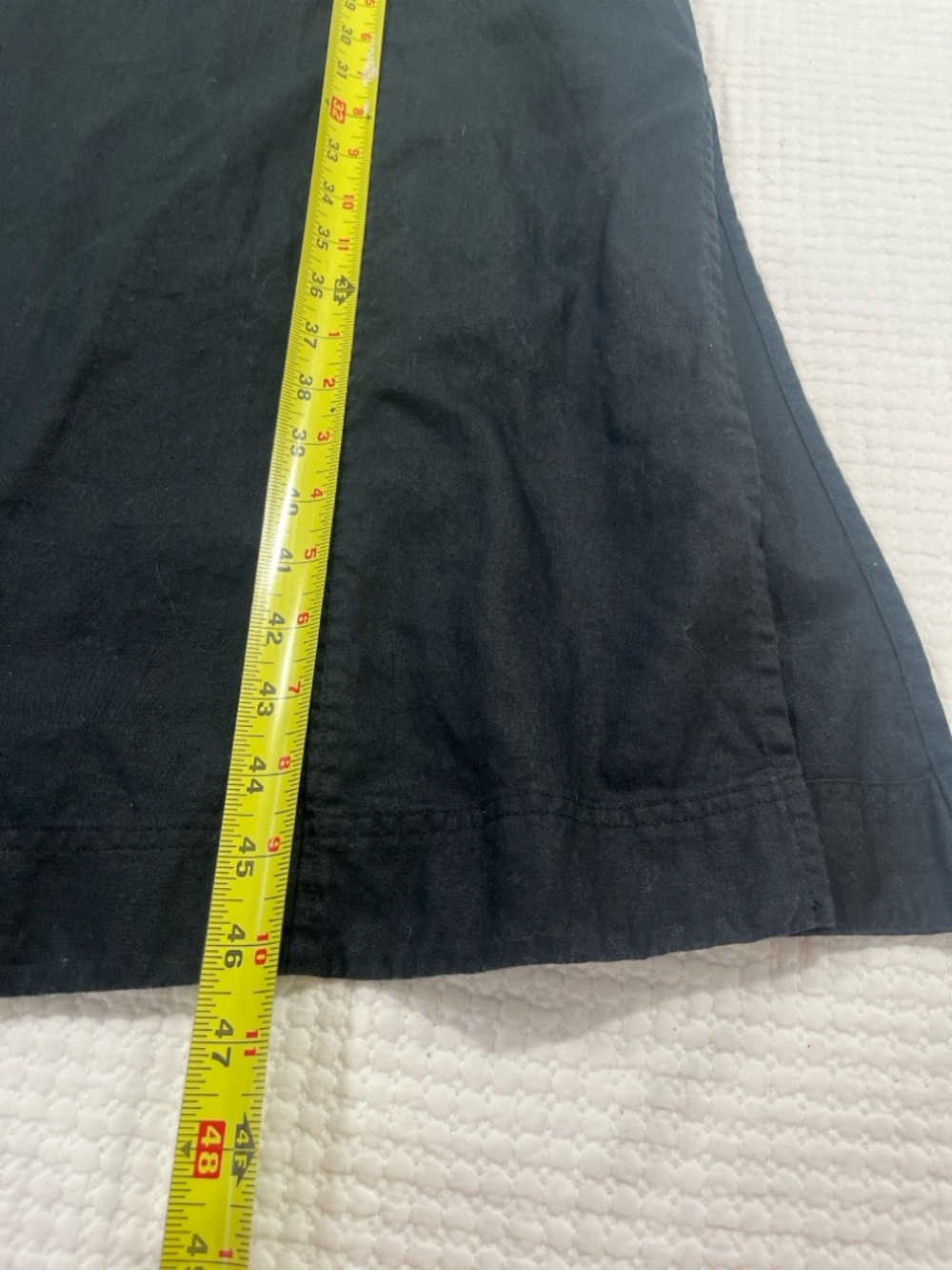 Madewell Linen-Cotton Princess-Seamed Midi Dress M - Picture 6 of 12